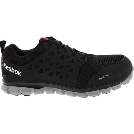 Reebok Sublite Cushion Work Women's Athletic Shoe w Alloy Toe  Black, Size 12, Width Wide RB041-W-12.0